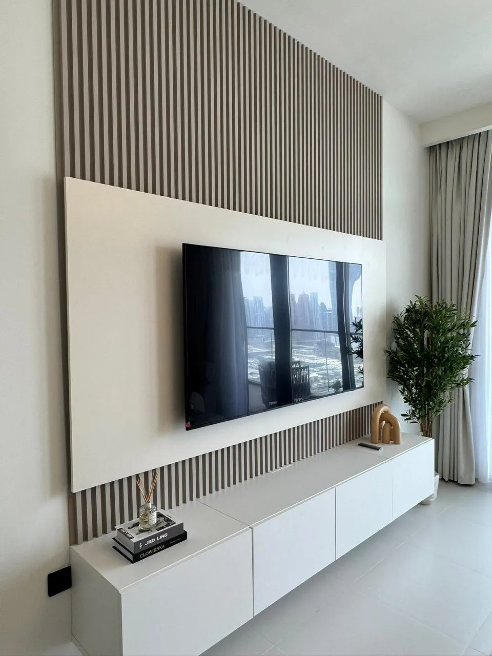 Palace Emaar Beachfront Interior Detail 2 Bedroom Apartment Furnishing Dubai Marina Downtown Japandi Style Package