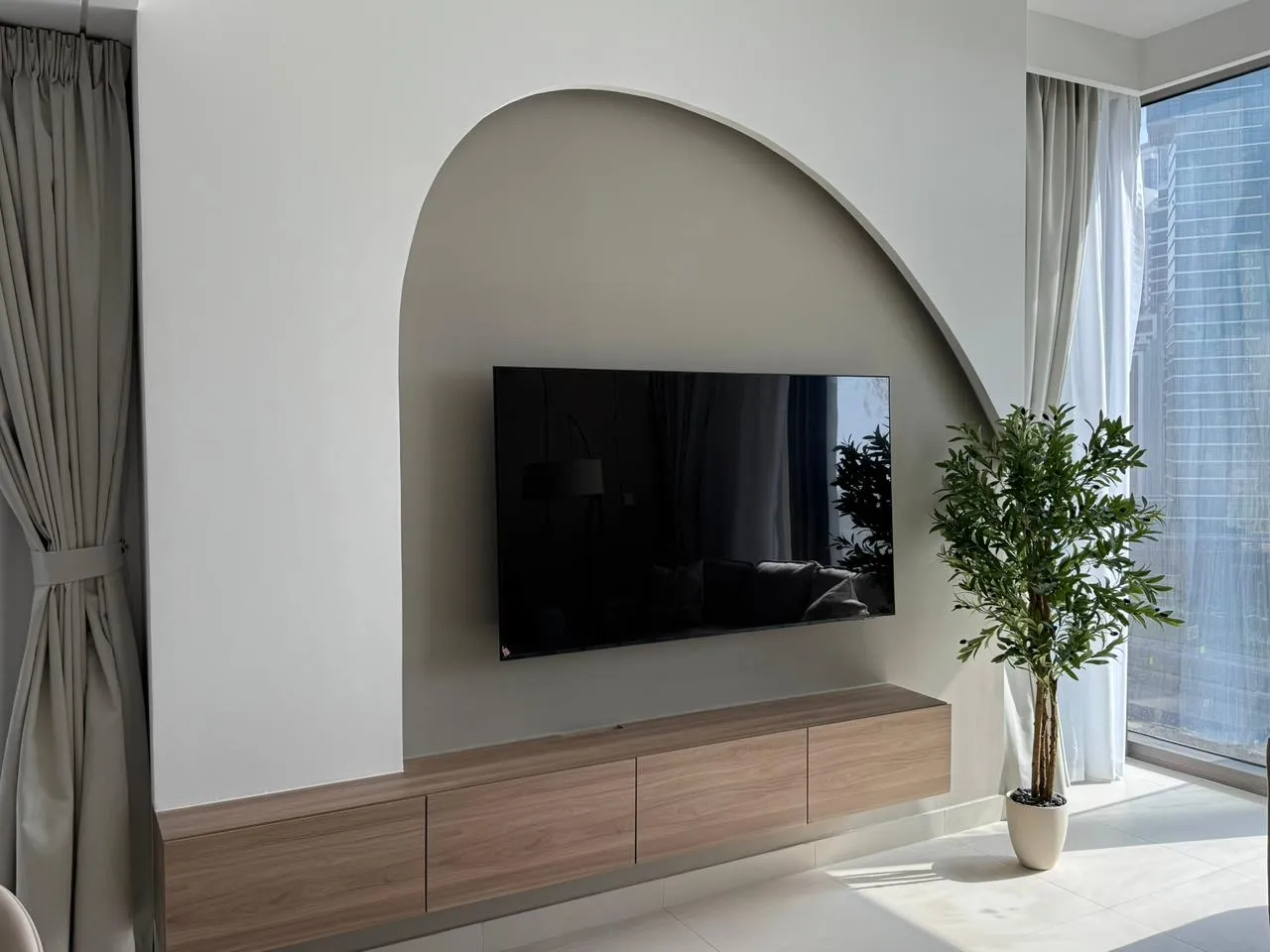 Palace Emaar Beachfront Interior Detail 2 Bedroom Apartment Furnishing Dubai Marina Downtown Japandi Style Package