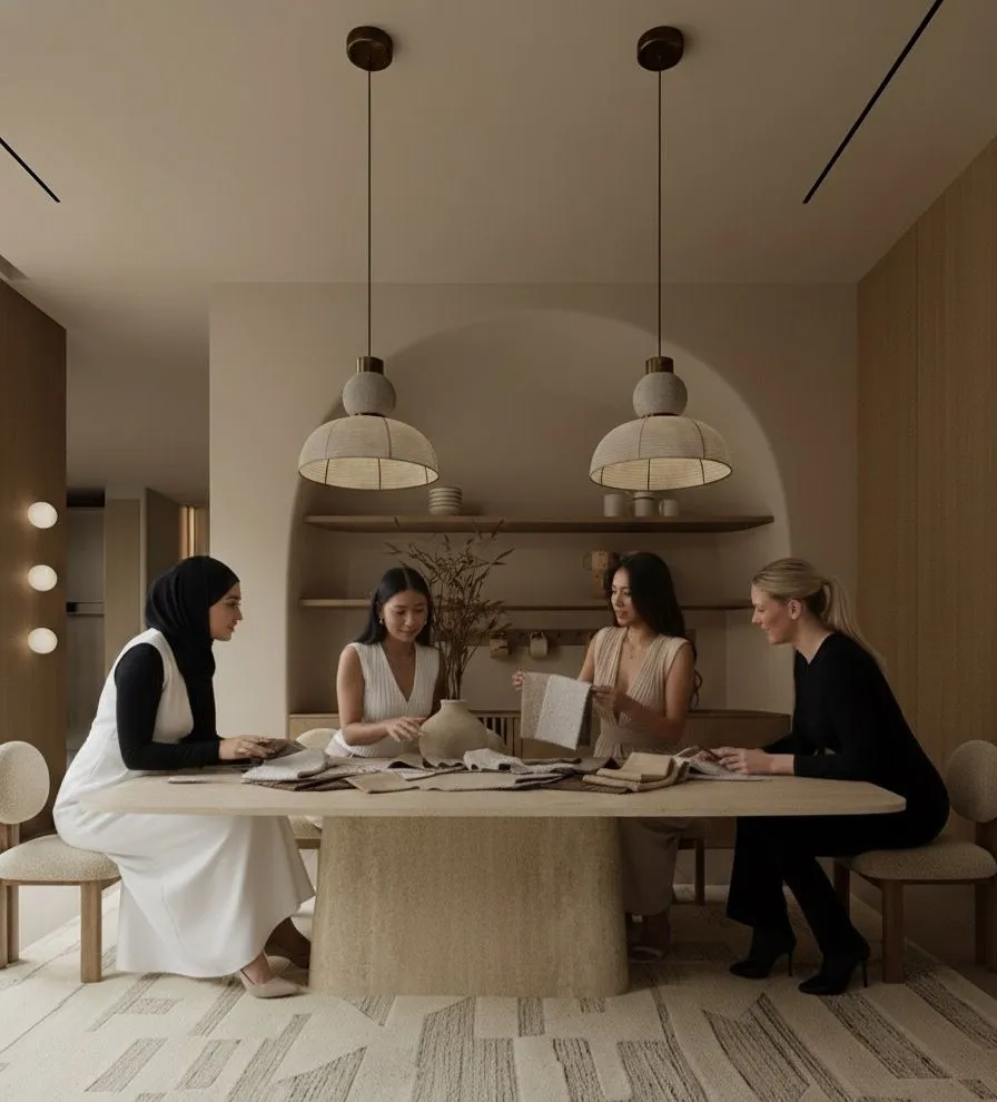 Aziza Home Interior Design Team Dubai Furniture Package Specialists Downtown Marina Creek Harbour Furnishing Experts